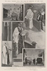 O Royal Colonial Tour, o Duque da Cornualha na Cidade do Cabo